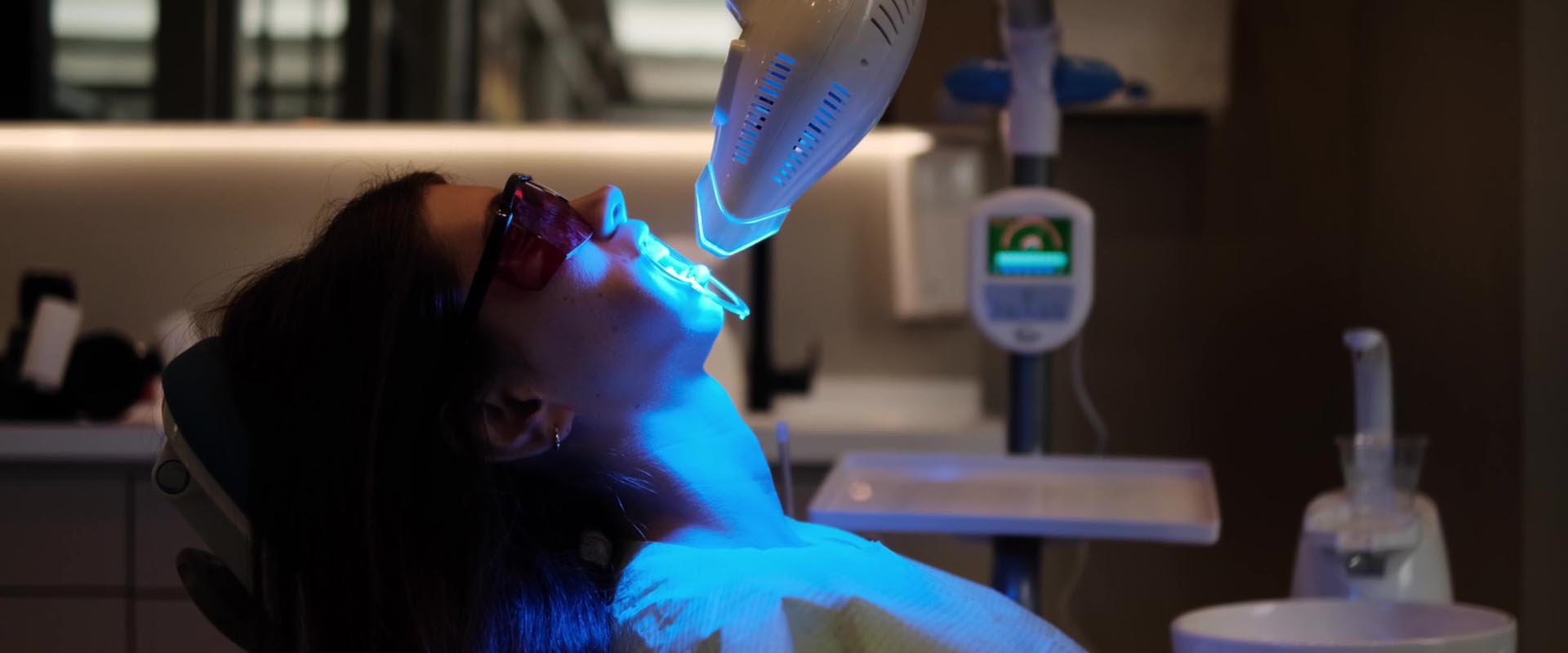 Teeth Whitening Process in Clinic Prime Istanbul